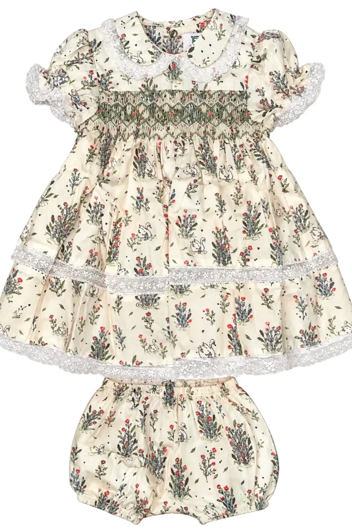 Classic Swan Dress + Bloomer